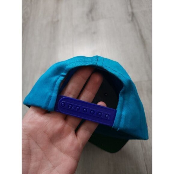 Vintage Charlotte Hornets Snapback Hat 90s - Picture 9 of 12